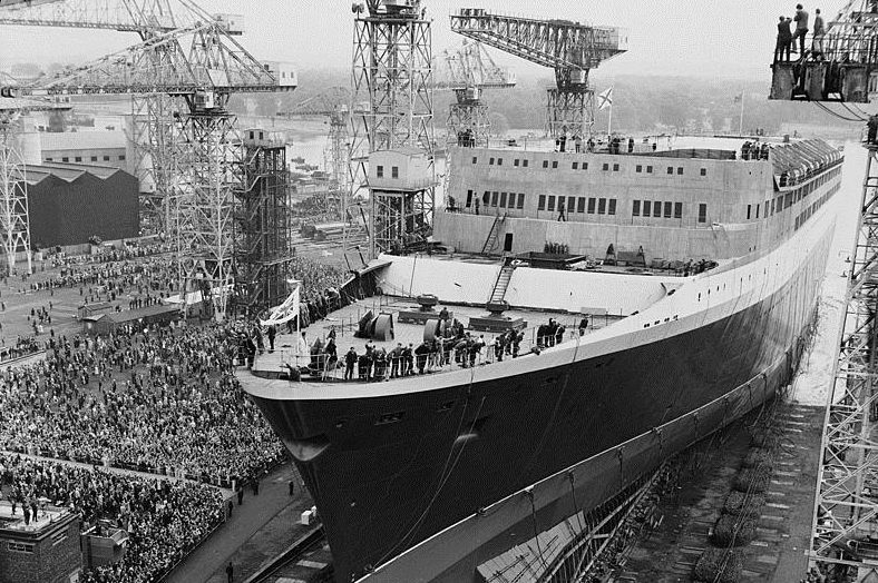 Image result for launch of QE 2"