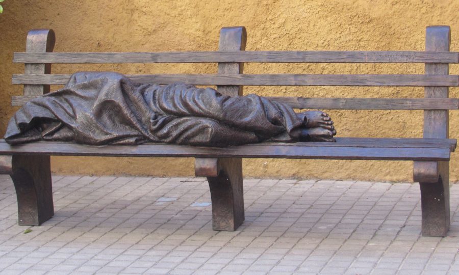 The statue was unveiled in Glasgow City Centre on Thursday 7th December (Timothy Schmalz)