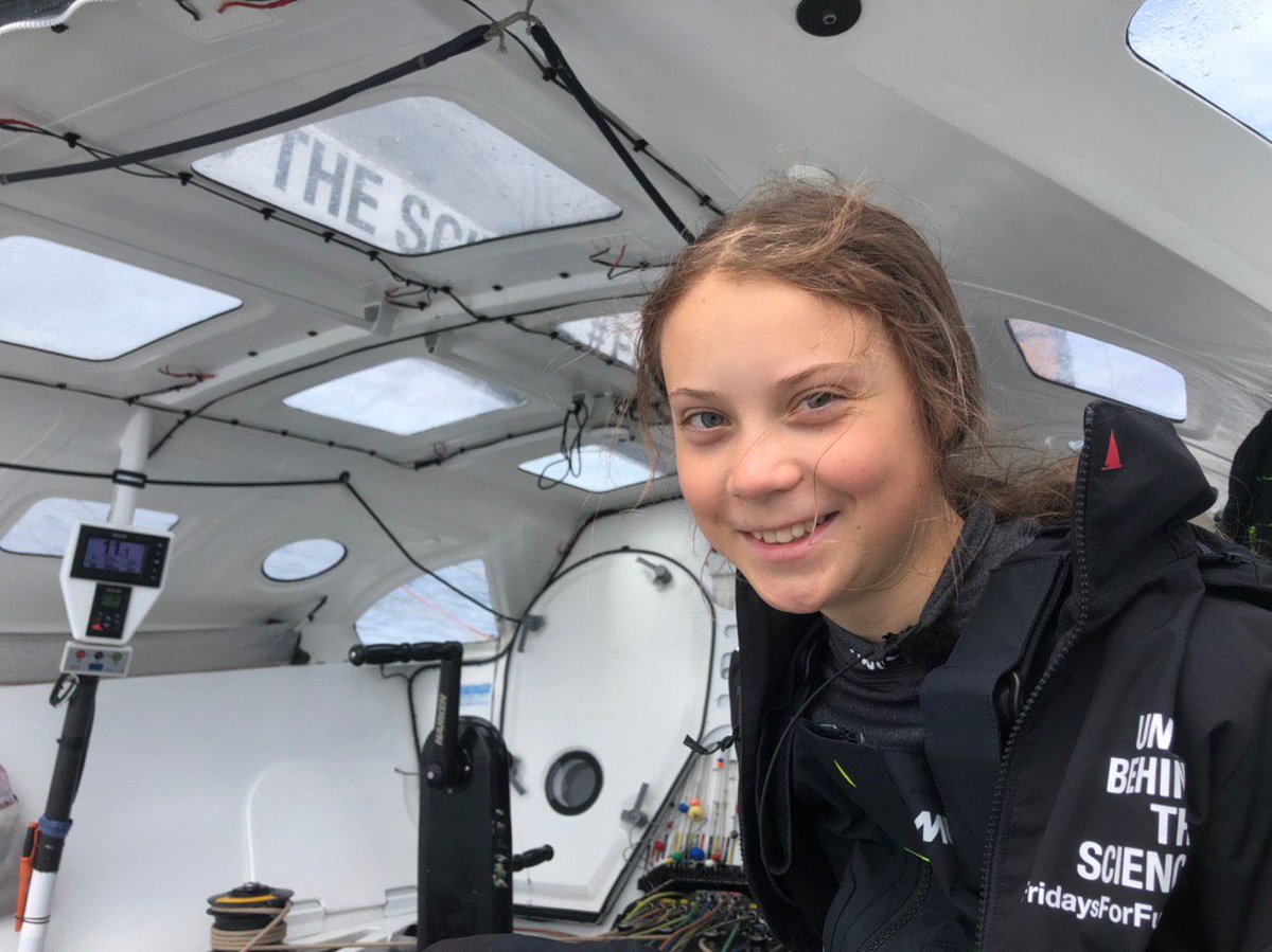 Greta thunberg sailboat